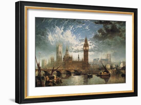 The Houses of Parliament-John Macvicar Anderson-Framed Giclee Print