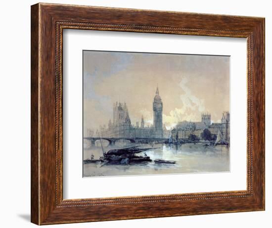The Houses of Parliament-David Roberts-Framed Giclee Print