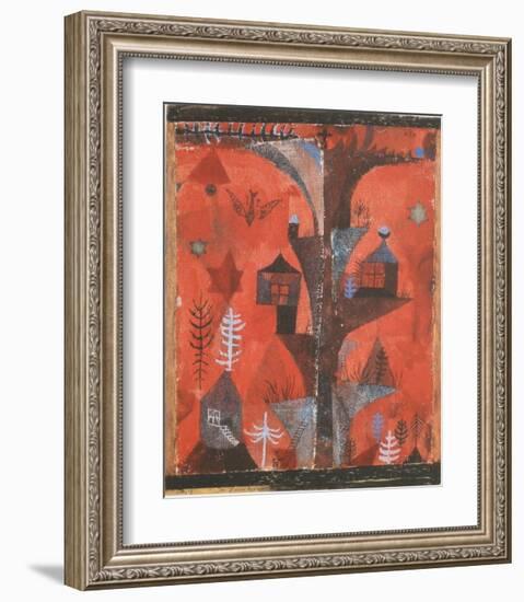 The Houses-Tree-Paul Klee-Framed Collectable Print