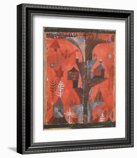 The Houses-Tree-Paul Klee-Framed Collectable Print