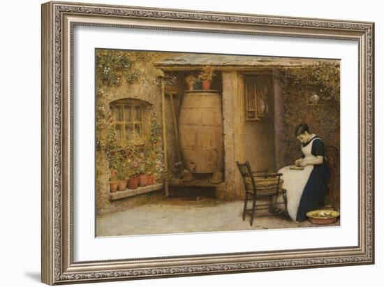 The Housewife-Frederick Walker-Framed Giclee Print