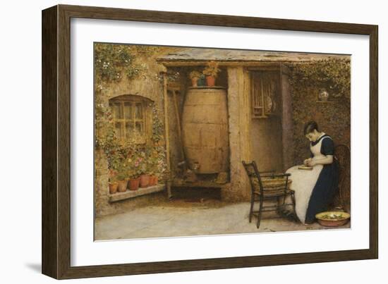 The Housewife-Frederick Walker-Framed Giclee Print