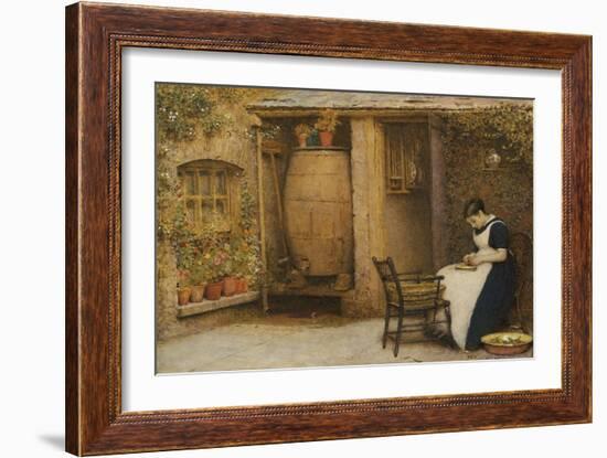 The Housewife-Frederick Walker-Framed Giclee Print