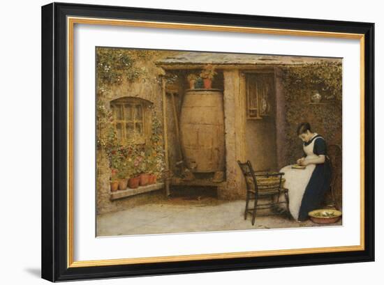 The Housewife-Frederick Walker-Framed Giclee Print