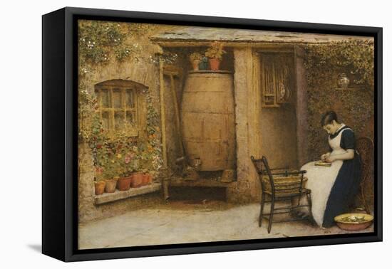 The Housewife-Frederick Walker-Framed Premier Image Canvas