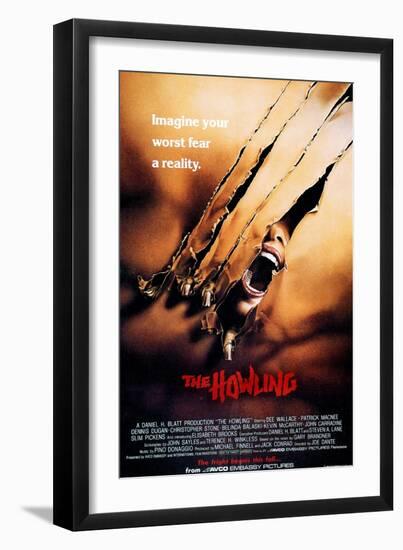The Howling, 1981-null-Framed Premium Giclee Print