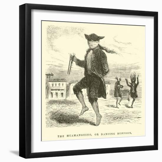 The Huamanguino, or Dancing Buffoon-Édouard Riou-Framed Giclee Print