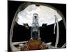 The Hubble Space Telescope, Locked Down in the Cargo Bay of Space Shuttle Atlantis-null-Mounted Photographic Print