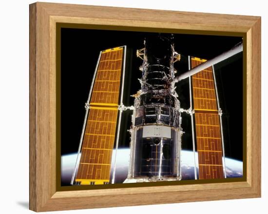 The Hubble Space Telescope-Stocktrek Images-Framed Premier Image Canvas