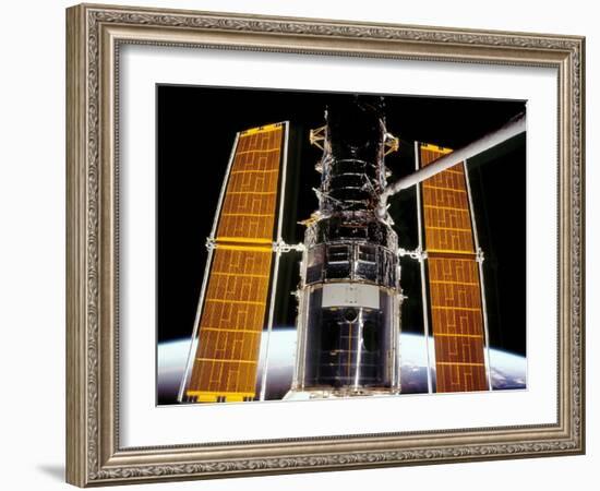 The Hubble Space Telescope-Stocktrek Images-Framed Photographic Print