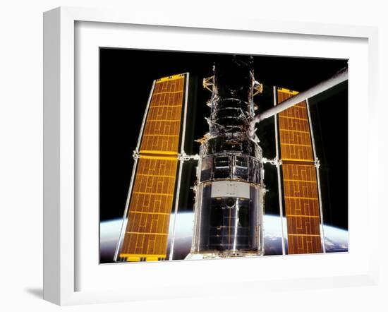 The Hubble Space Telescope-Stocktrek Images-Framed Photographic Print