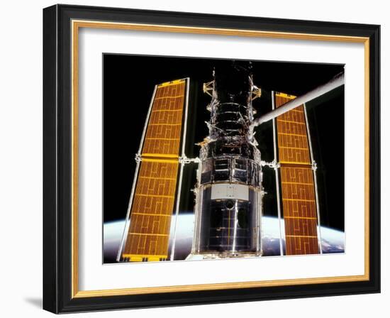 The Hubble Space Telescope-Stocktrek Images-Framed Photographic Print