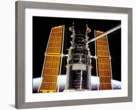 The Hubble Space Telescope-Stocktrek Images-Framed Photographic Print