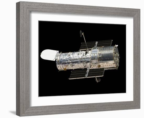 The Hubble Space Telescope-null-Framed Photographic Print