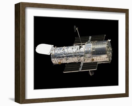 The Hubble Space Telescope-null-Framed Photographic Print