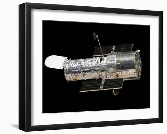 The Hubble Space Telescope-null-Framed Photographic Print