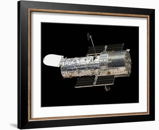 The Hubble Space Telescope-null-Framed Photographic Print