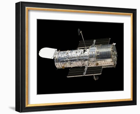 The Hubble Space Telescope-null-Framed Photographic Print