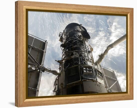 The Hubble Space Telescope-Stocktrek Images-Framed Premier Image Canvas