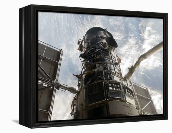 The Hubble Space Telescope-Stocktrek Images-Framed Premier Image Canvas