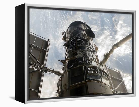 The Hubble Space Telescope-Stocktrek Images-Framed Premier Image Canvas