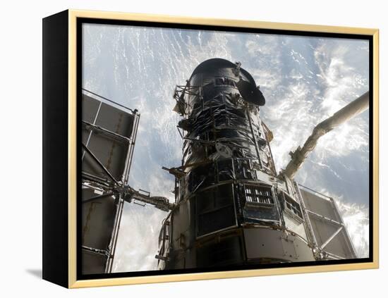 The Hubble Space Telescope-Stocktrek Images-Framed Premier Image Canvas