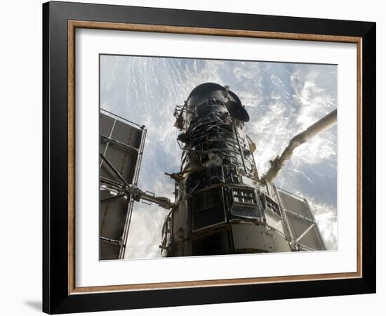 The Hubble Space Telescope-Stocktrek Images-Framed Photographic Print