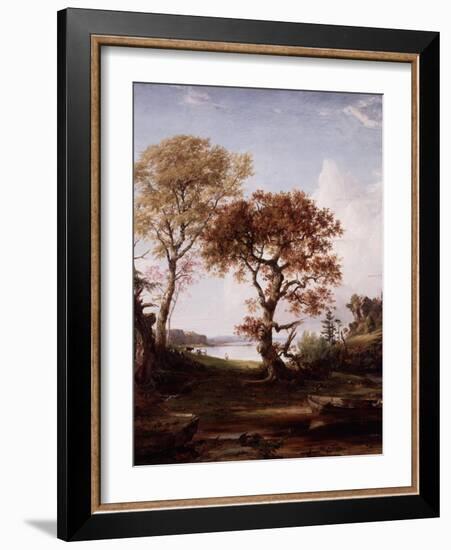 The Hudson at Piermont, 1852-Jasper Francis Cropsey-Framed Giclee Print