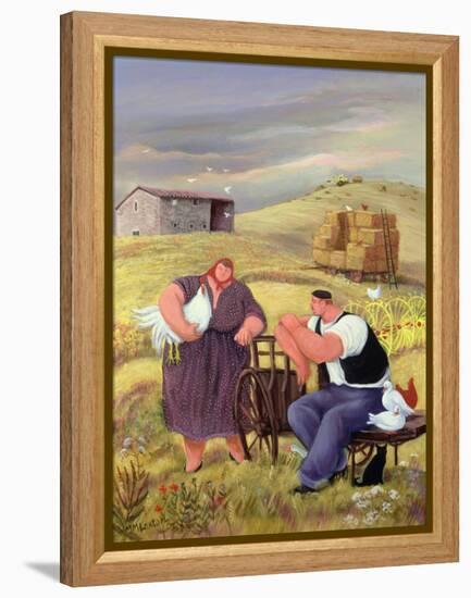 The Huge Cockerel-Margaret Loxton-Framed Premier Image Canvas