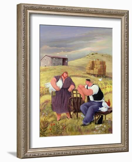 The Huge Cockerel-Margaret Loxton-Framed Giclee Print