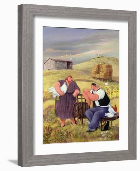 The Huge Cockerel-Margaret Loxton-Framed Giclee Print