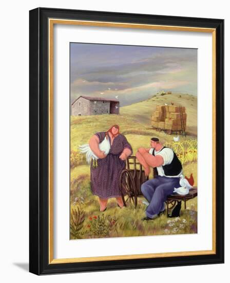 The Huge Cockerel-Margaret Loxton-Framed Giclee Print