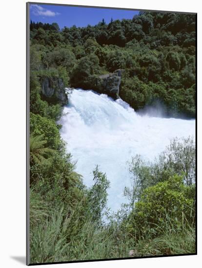 The Huka Falls, Known as Hukanui (Great Body of Spray) in Maori, 10M High, Waikato River-Jeremy Bright-Mounted Photographic Print
