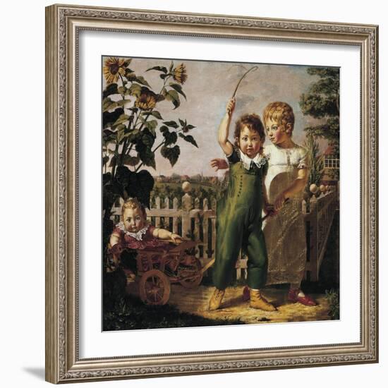 The Hulsenbeck Children, 1805-Philipp Otto Runge-Framed Giclee Print