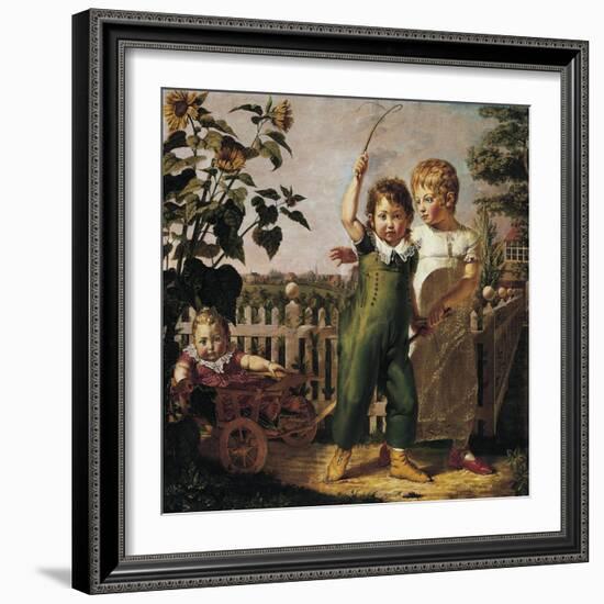 The Hulsenbeck Children, 1805-Philipp Otto Runge-Framed Giclee Print