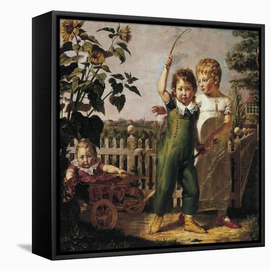 The Hulsenbeck Children, 1805-Philipp Otto Runge-Framed Premier Image Canvas