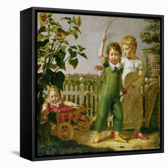 The Hulsenbeck Children, 1806-Philipp Otto Runge-Framed Premier Image Canvas