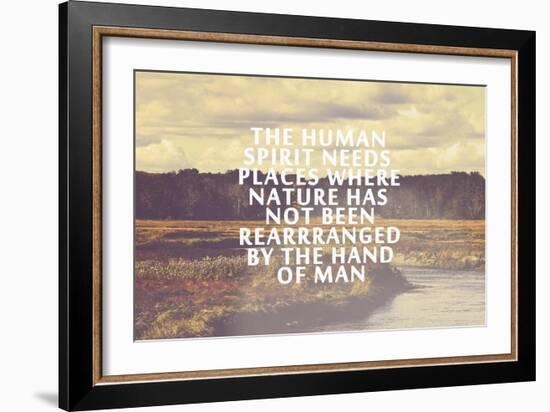 The Human Spirit-Vintage Skies-Framed Giclee Print