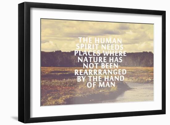 The Human Spirit-Vintage Skies-Framed Giclee Print