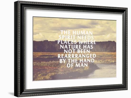 The Human Spirit-Vintage Skies-Framed Giclee Print