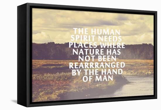 The Human Spirit-Vintage Skies-Framed Premier Image Canvas