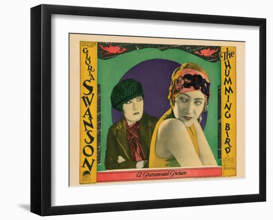 The Humming Bird, Gloria Swanson, 1924-null-Framed Art Print