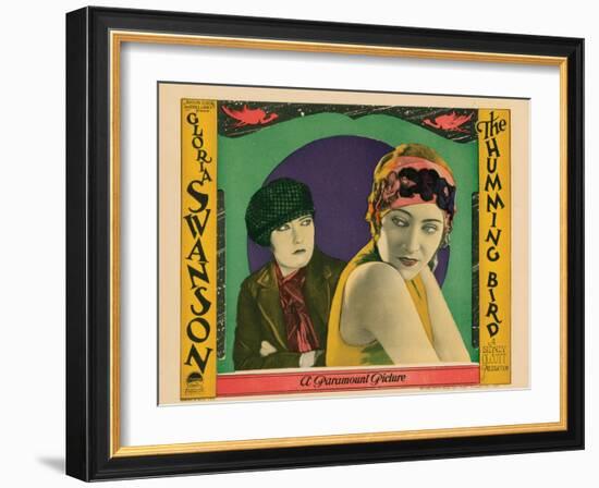 The Humming Bird, Gloria Swanson, 1924-null-Framed Art Print