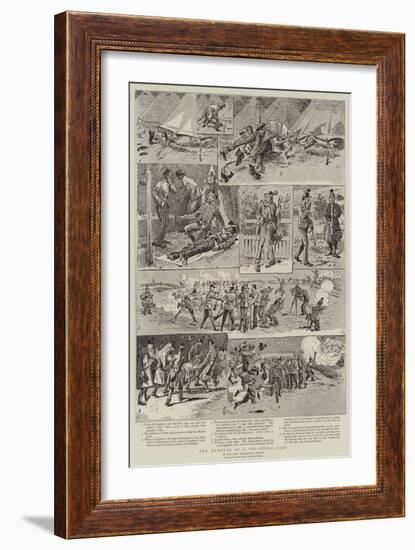 The Humours of a Volunteer Camp-Alfred Chantrey Corbould-Framed Giclee Print