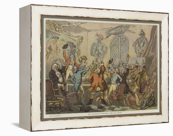 The Humours of Fox-Hunting, 1788, the Dinner-Thomas Rowlandson-Framed Premier Image Canvas