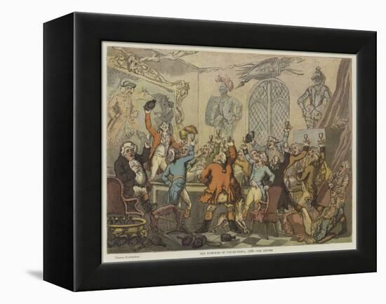 The Humours of Fox-Hunting, 1788, the Dinner-Thomas Rowlandson-Framed Premier Image Canvas