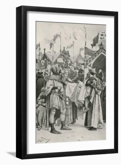 The Humours of Stourbridge Fair in the Olden Times-W.S. Stacey-Framed Giclee Print