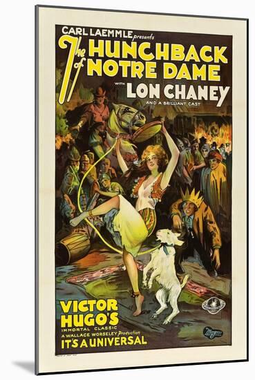 The Hunchback of Notre Dame, 1923-null-Mounted Giclee Print