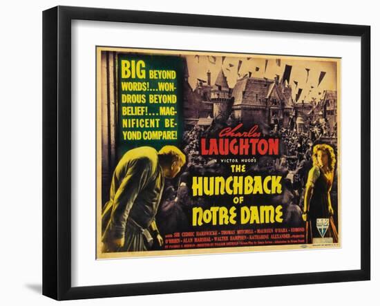 The Hunchback of Notre Dame, 1939-null-Framed Art Print