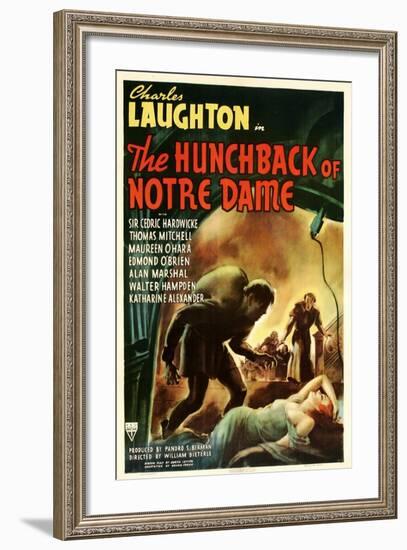 The Hunchback of Notre Dame, 1939-null-Framed Art Print